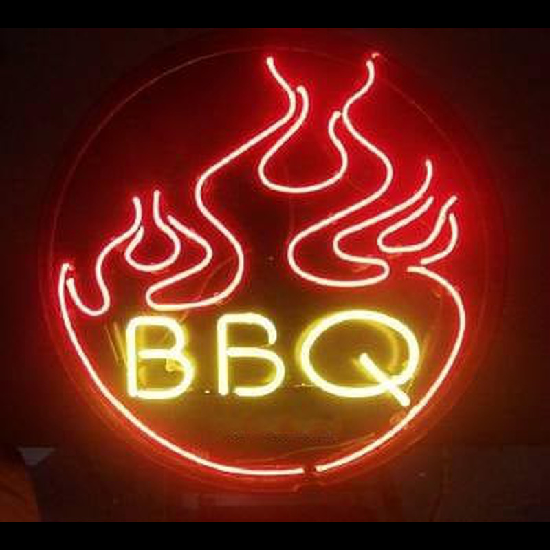  Flames BBQ Neonreclame