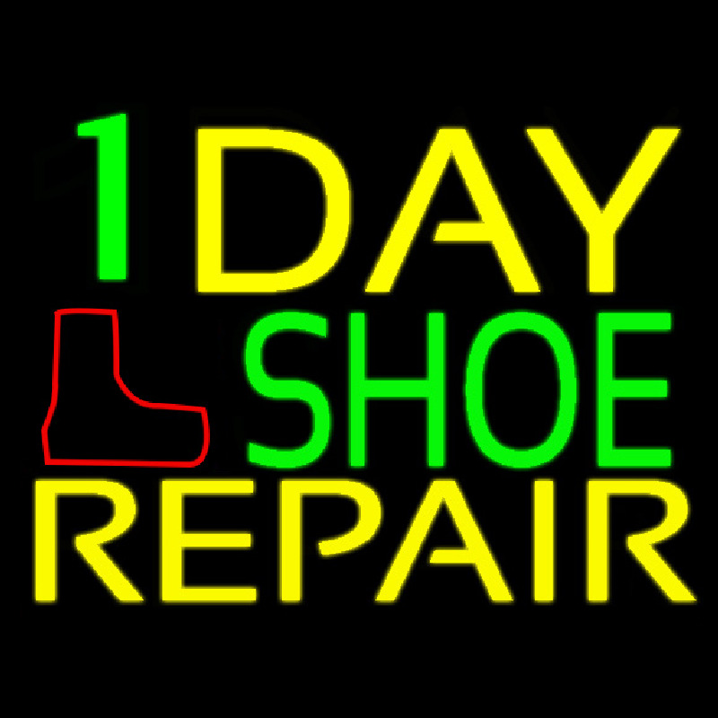 1 Day Repair Neonreclame