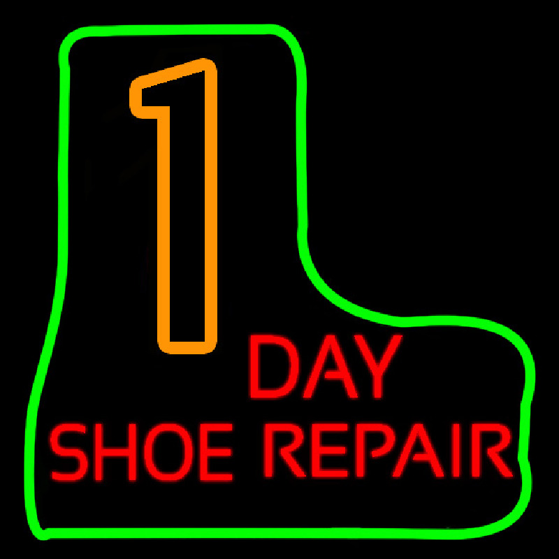 1 Day Repair Neonreclame