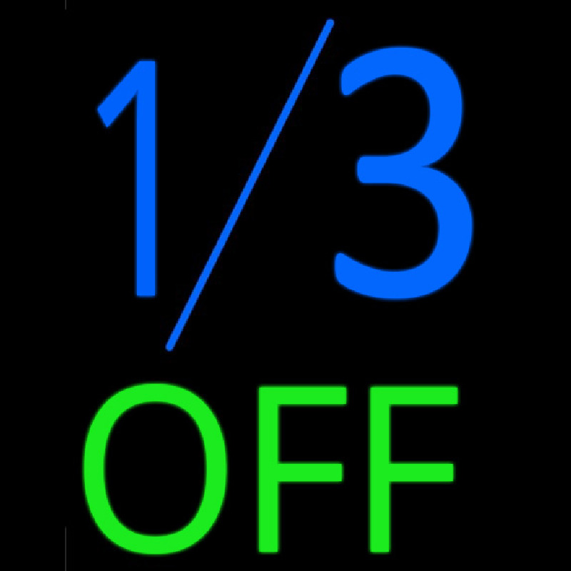 1by3 Off Neonreclame