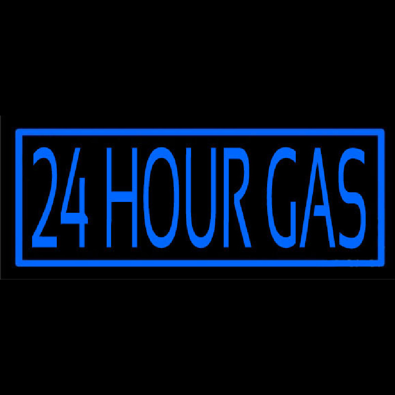 24 Hour Gas Neonreclame