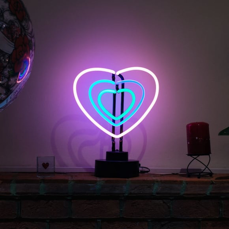 3 Hearts Desktop Neonreclame