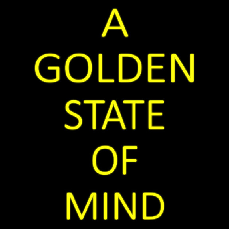 A Golden State Of Mind Neonreclame