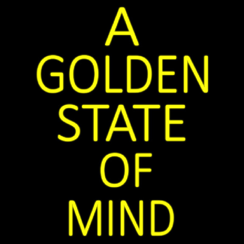 A Golden State Of Mind Neonreclame