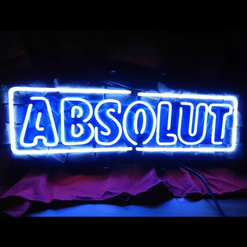 Absolute Vodka Bier Bar Neonreclame