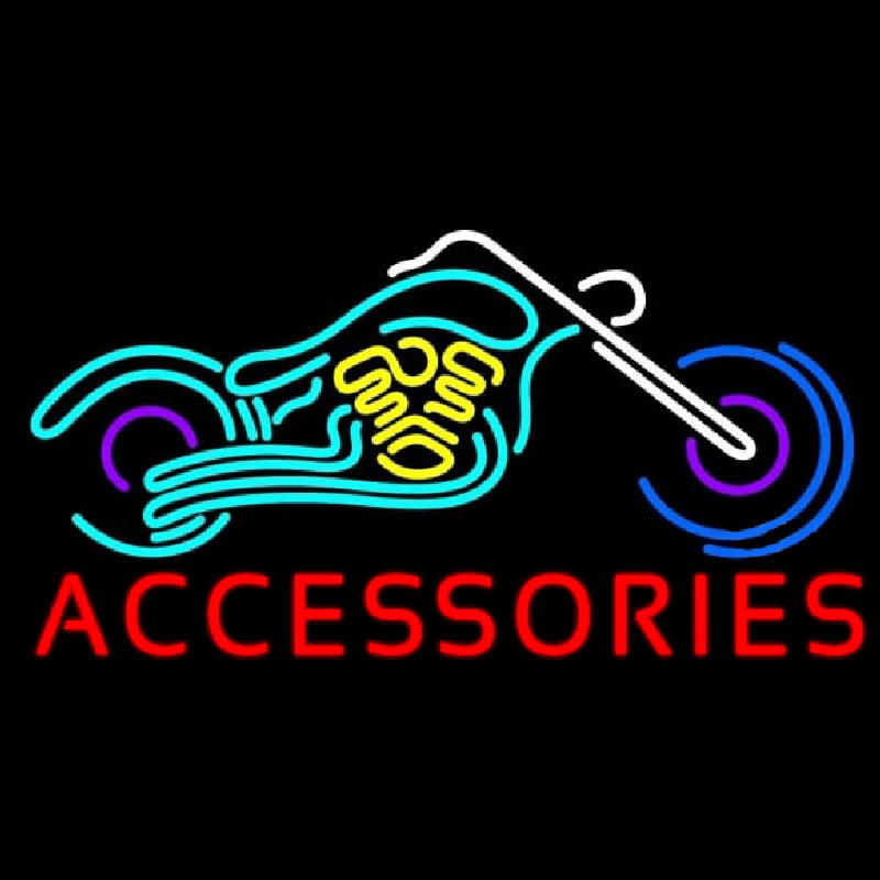 Accessories Block Bike Logo Neonreclame