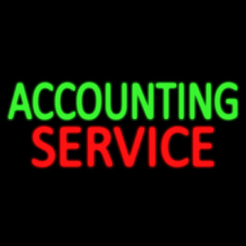 Accounting Service Neonreclame