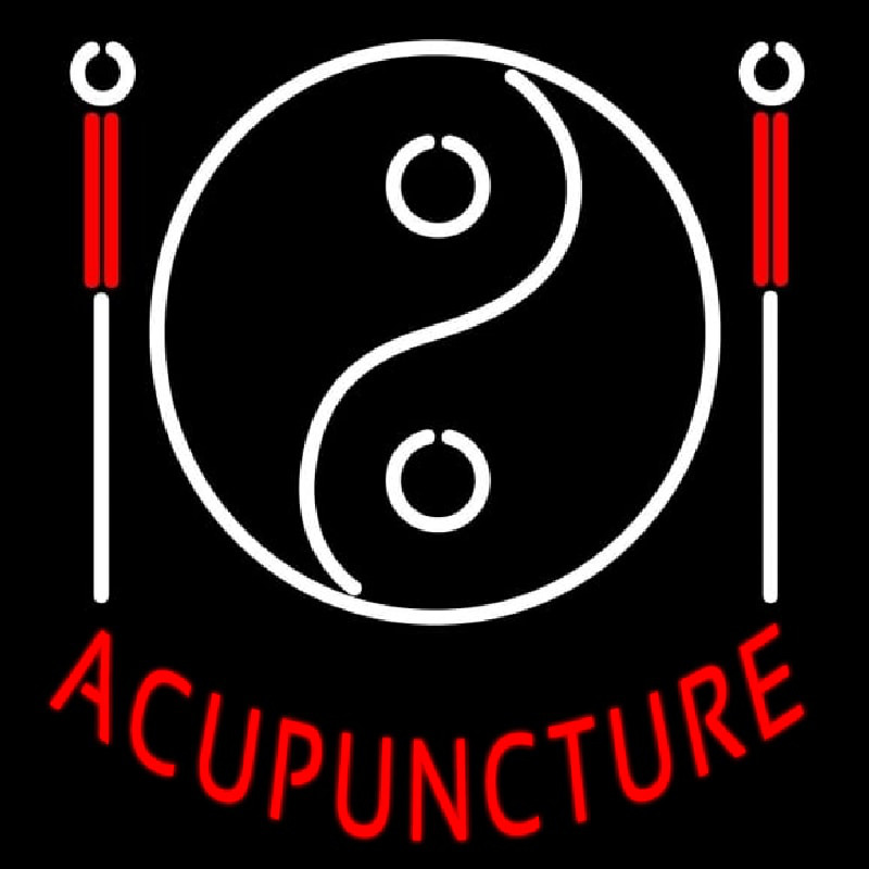 Acupuncture Needle Neonreclame