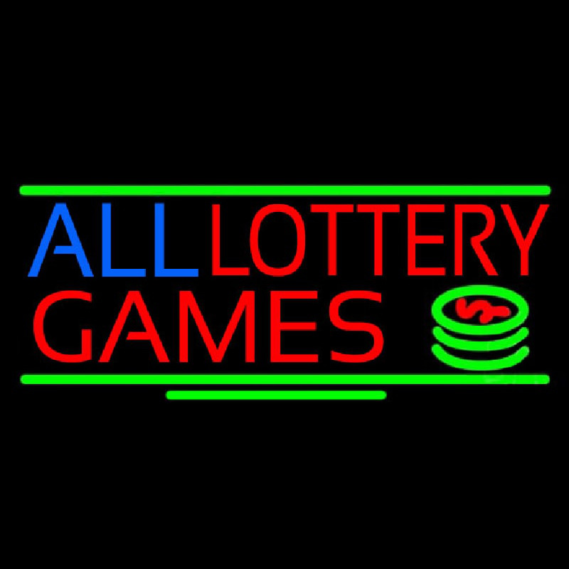 All Lottery Games Neonreclame