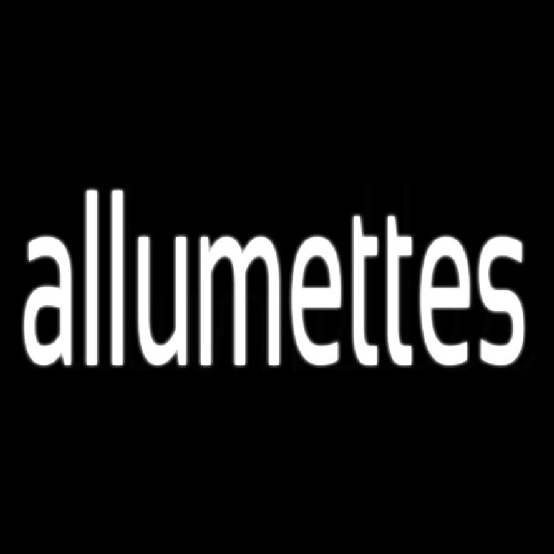 Allumettes Neonreclame