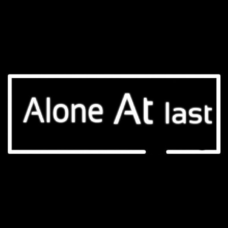 Alone At Last Neonreclame