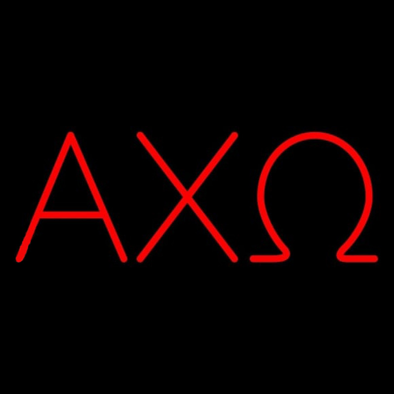 Alpha Chi Omega Neonreclame