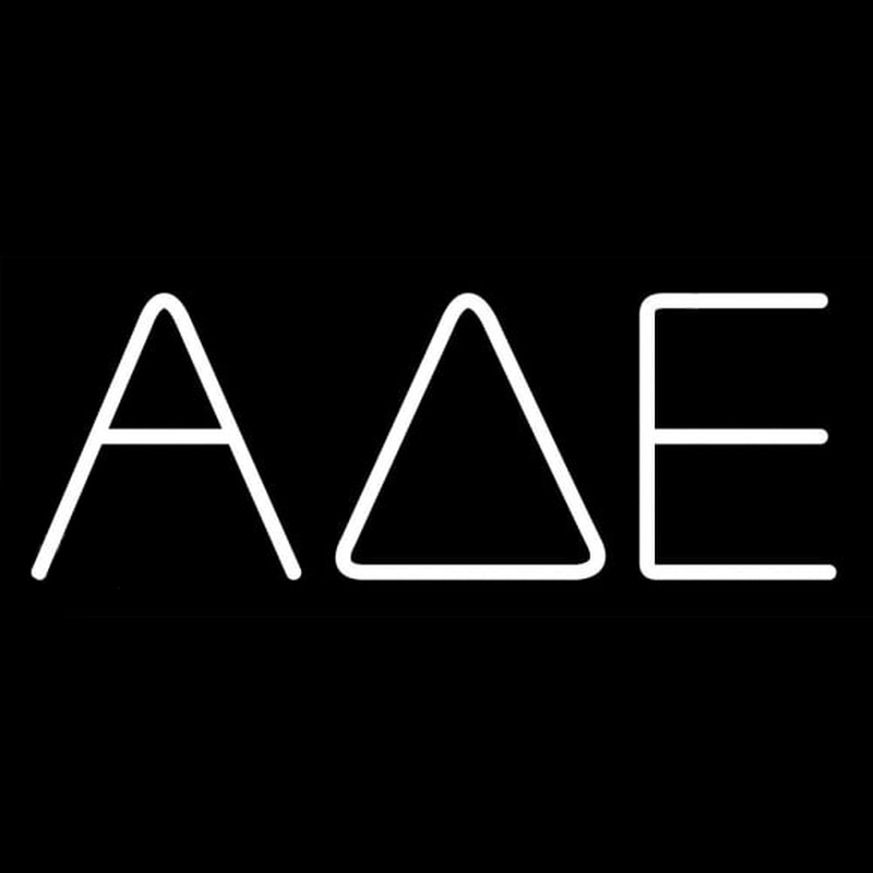 Alpha Delta Epsilon Neonreclame