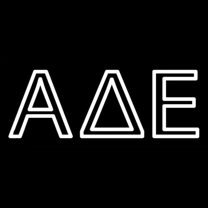 Alpha Delta Epsilon Neonreclame