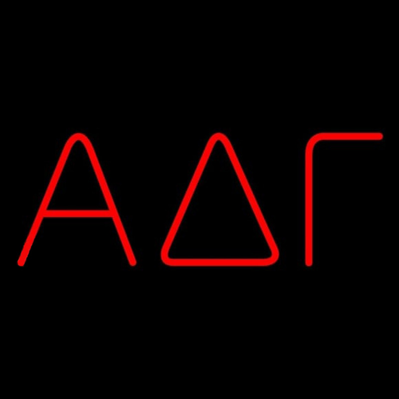 Alpha Delta Gamma Neonreclame
