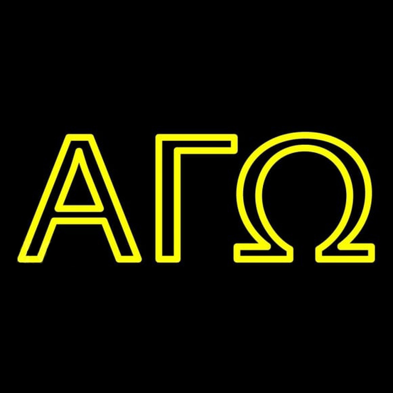 Alpha Gamma Omega Neonreclame