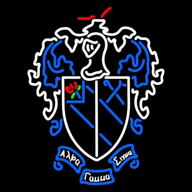 Alpha Gamma Sigma Chapters Logo Neonreclame