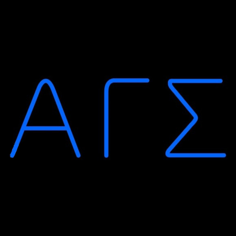 Alpha Gamma Sigma Neonreclame