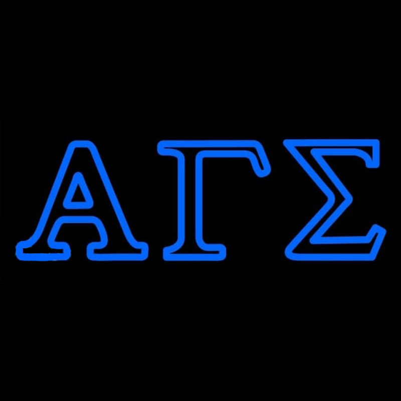 Alpha Gamma Sigma Neonreclame