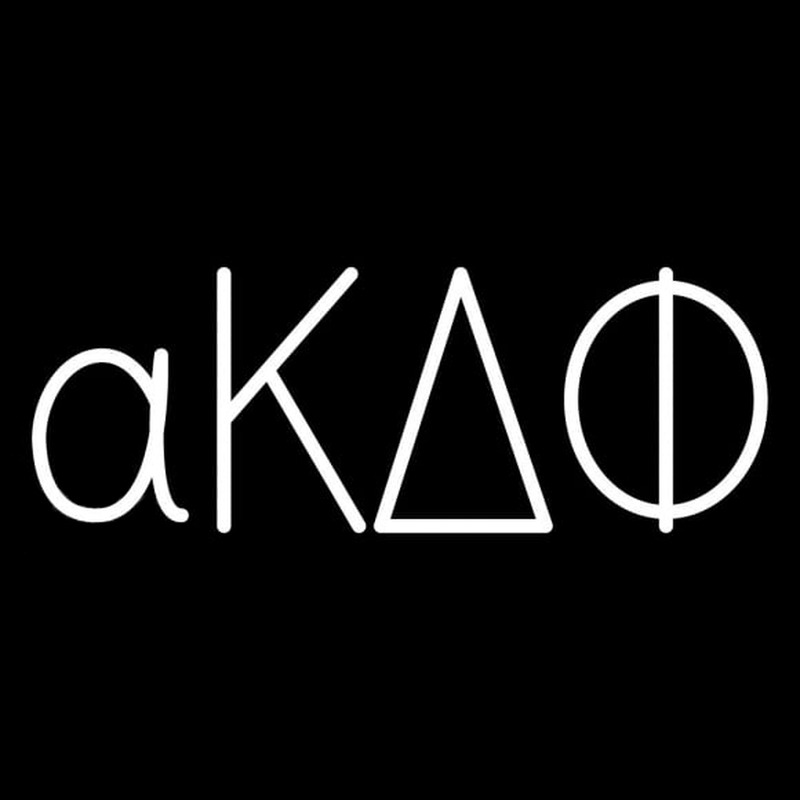 Alpha Kappa Delta Phi Neonreclame