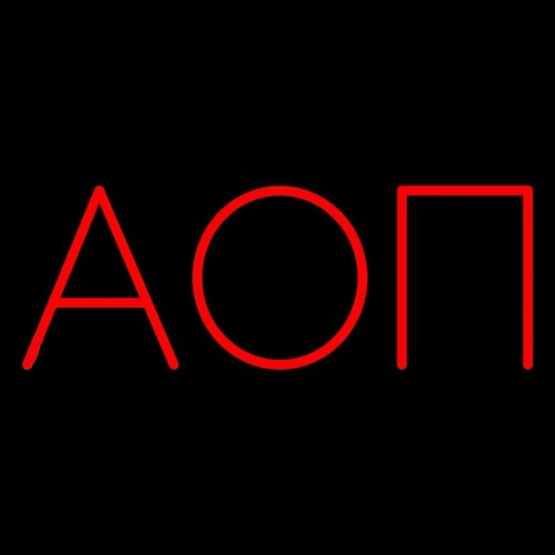 Alpha Omicron Pi Neonreclame