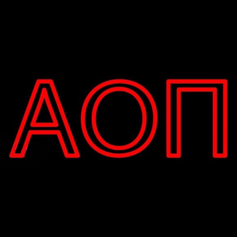 Alpha Omicron Pi Neonreclame