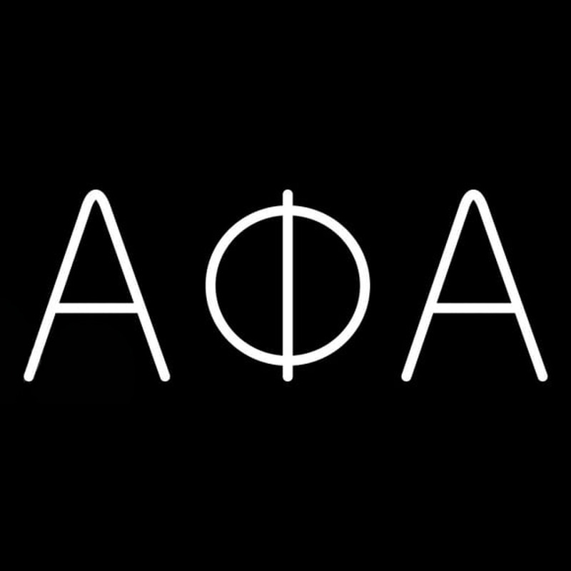 Alpha Phi Alpha Neonreclame