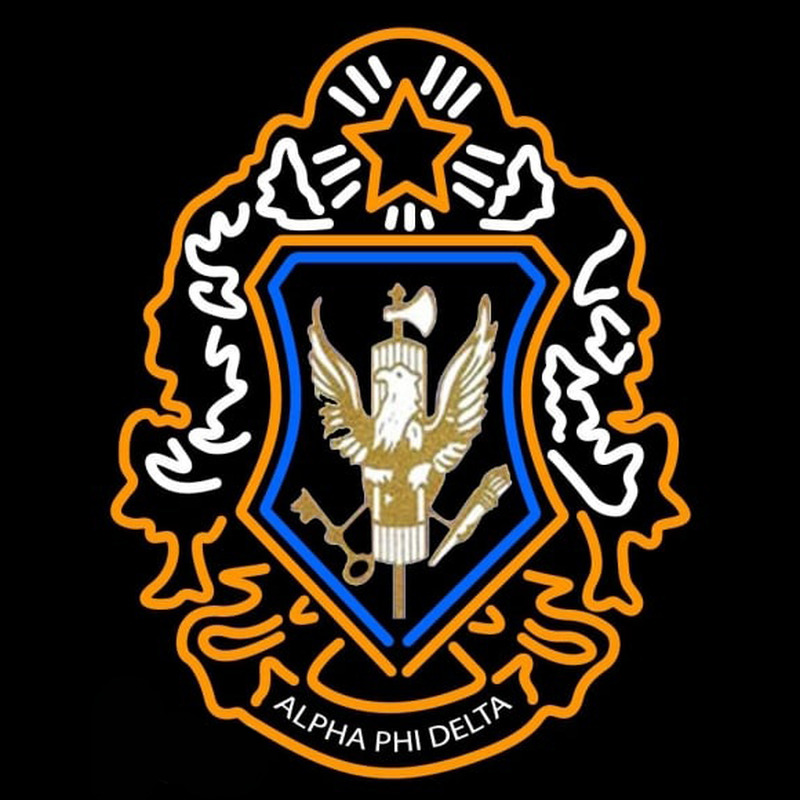 Alpha Phi Delta Logo Neonreclame