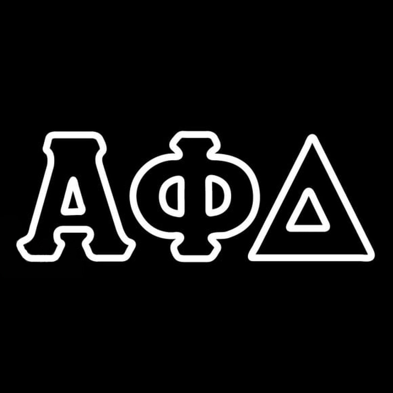 Alpha Phi Delta Neonreclame