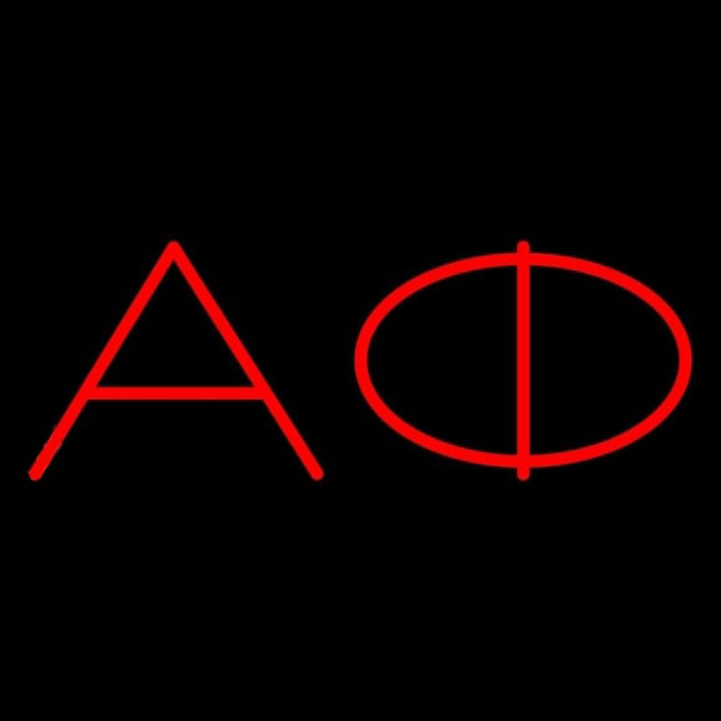 Alpha Phi Neonreclame
