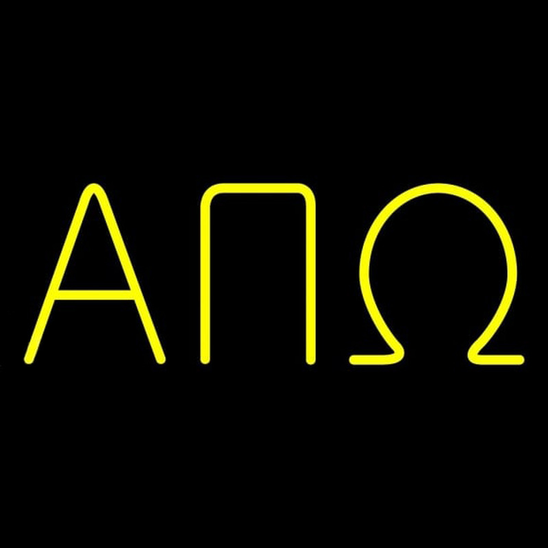 Alpha Pi Omega Neonreclame