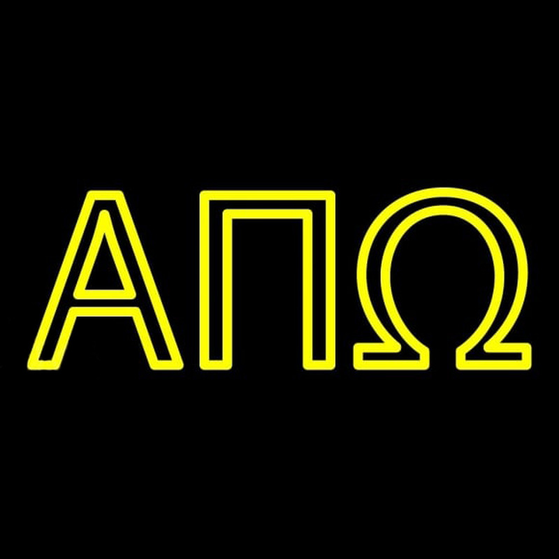 Alpha Pi Omega Neonreclame