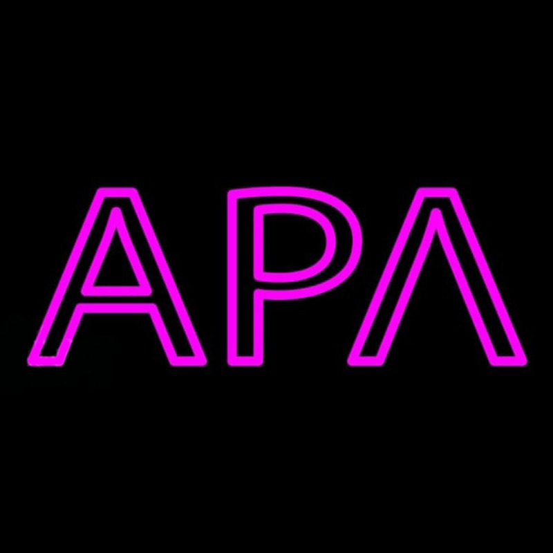 Alpha Rho Lambda Latina Greek Neonreclame