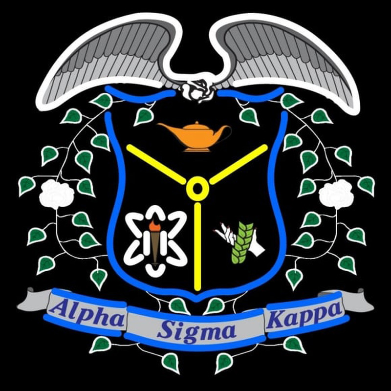 Alpha Sigma Kappa Logo Neonreclame