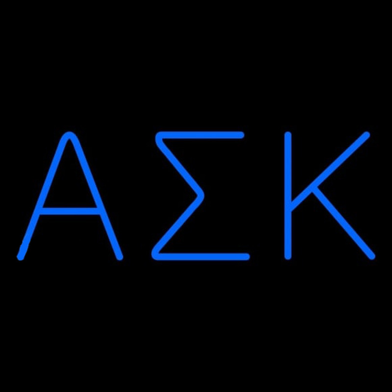 Alpha Sigma Kappa Neonreclame