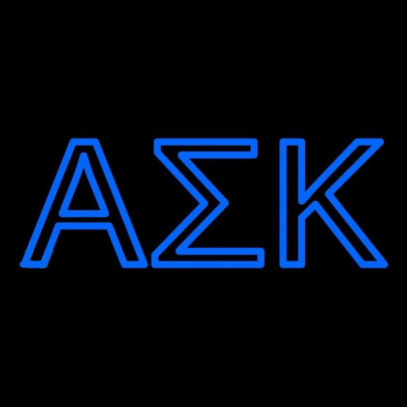 Alpha Sigma Kappa Neonreclame