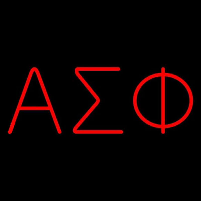 Alpha Sigma Phi Neonreclame