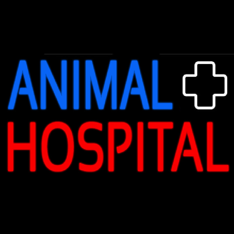 Animal Hospital With Logo Neonreclame