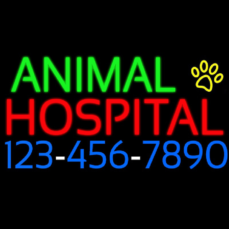 Animal Hospital With Phone Number Neonreclame