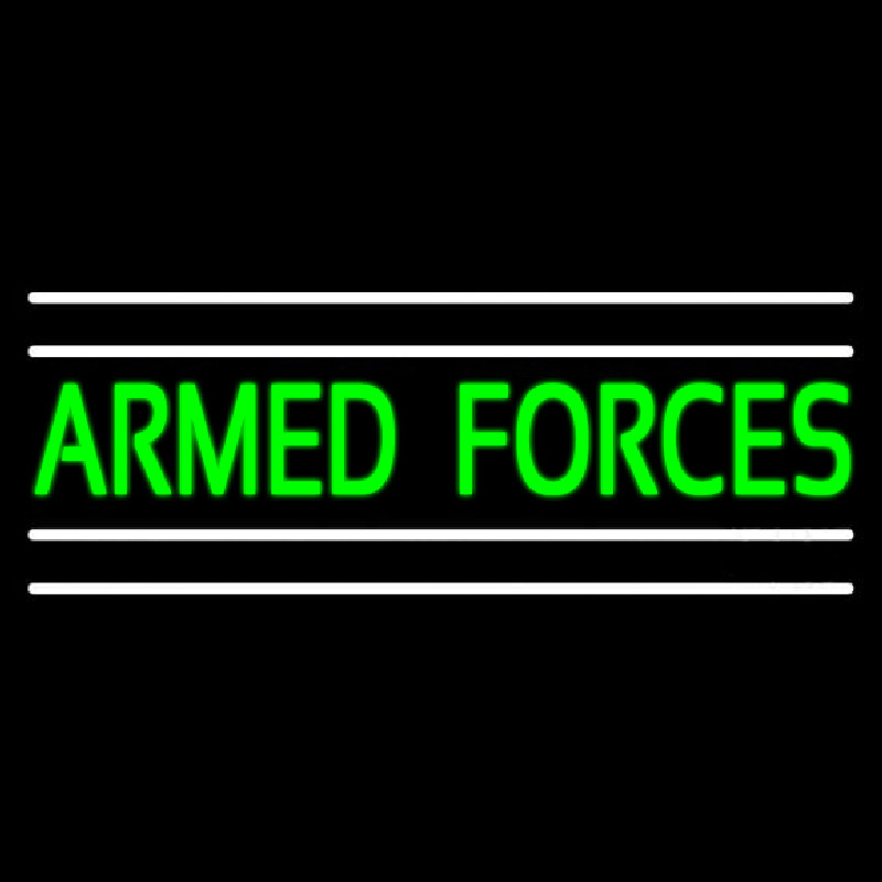Armed Forces Neonreclame