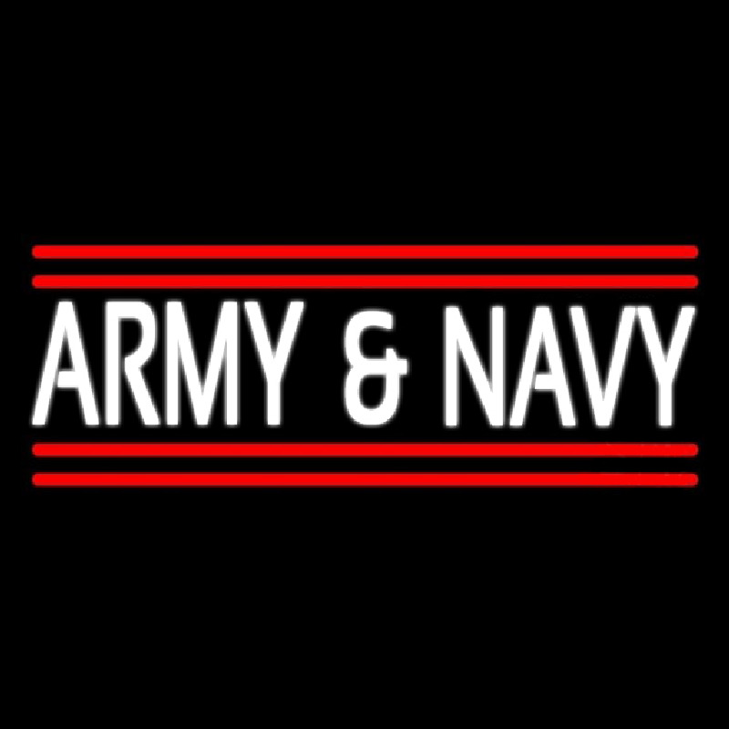 Army And Navy Neonreclame