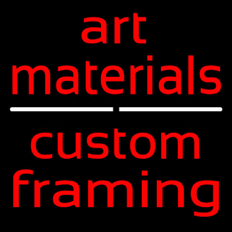 Art Materials Custom Framing Neonreclame