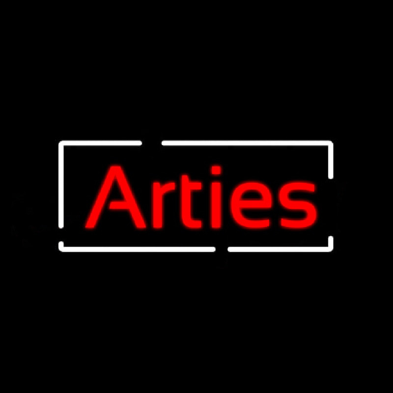 Arties With Border Neonreclame