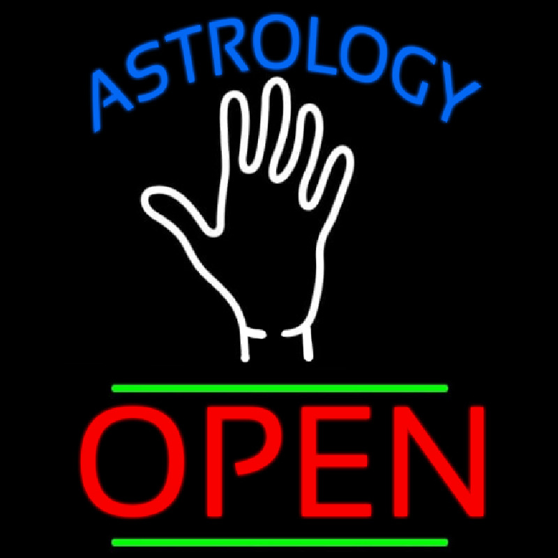 Astrology Open Neonreclame