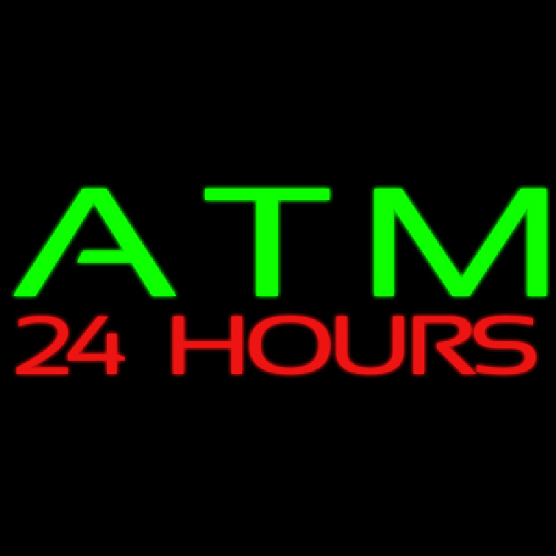 Atm 24 Hours Neonreclame