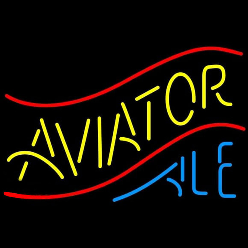Aviator Ale Beer Sign Neonreclame