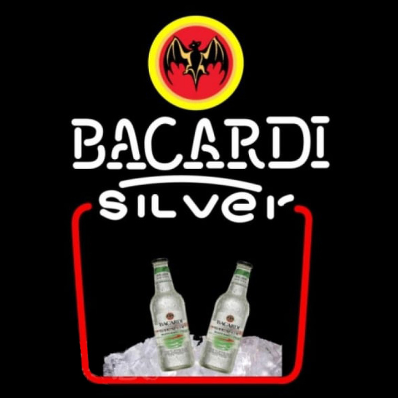 Bacardi Silver Rum Sign Neonreclame