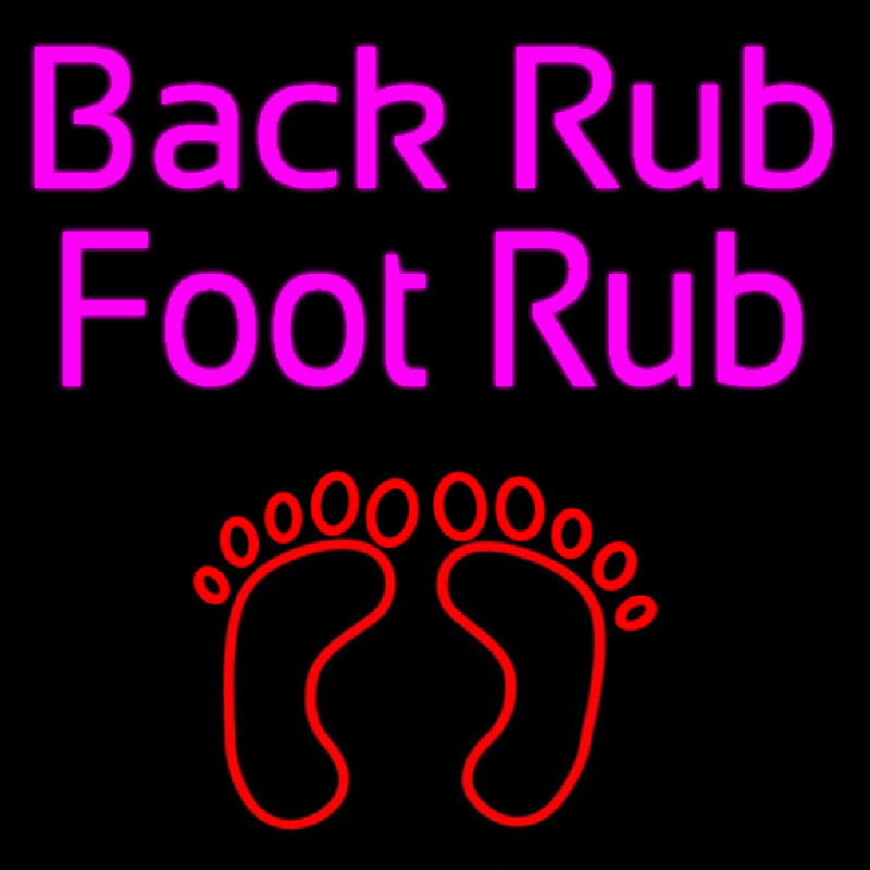 Back Rub Foot Rub With Foot Neonreclame