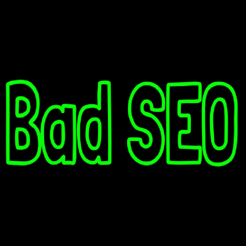Bad Seo Neonreclame