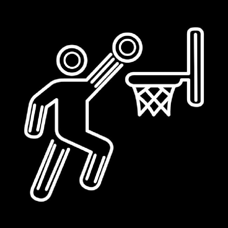 Ball Basket Basketball Neonreclame